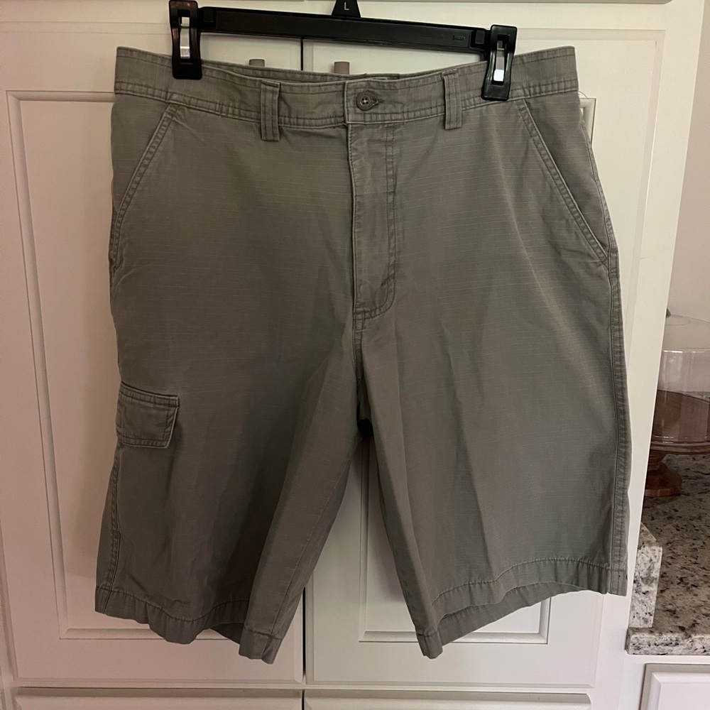 Eddie Bauer Gray Cargo Shorts